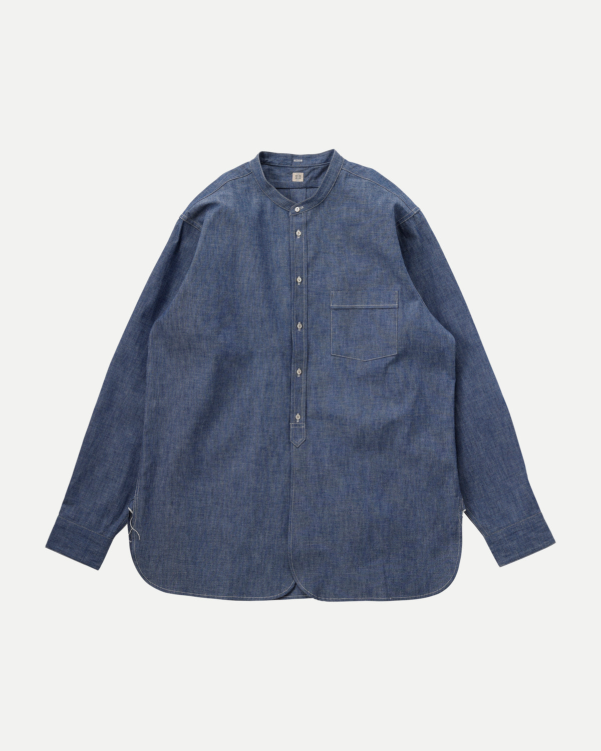 LOT.104 BAND COLLAR SHIRT
