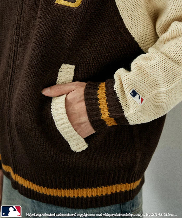 Custom ZIP KNIT CARDIGAN