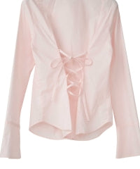 Hysteric Spider Lace Up Frill Cuff Blouse