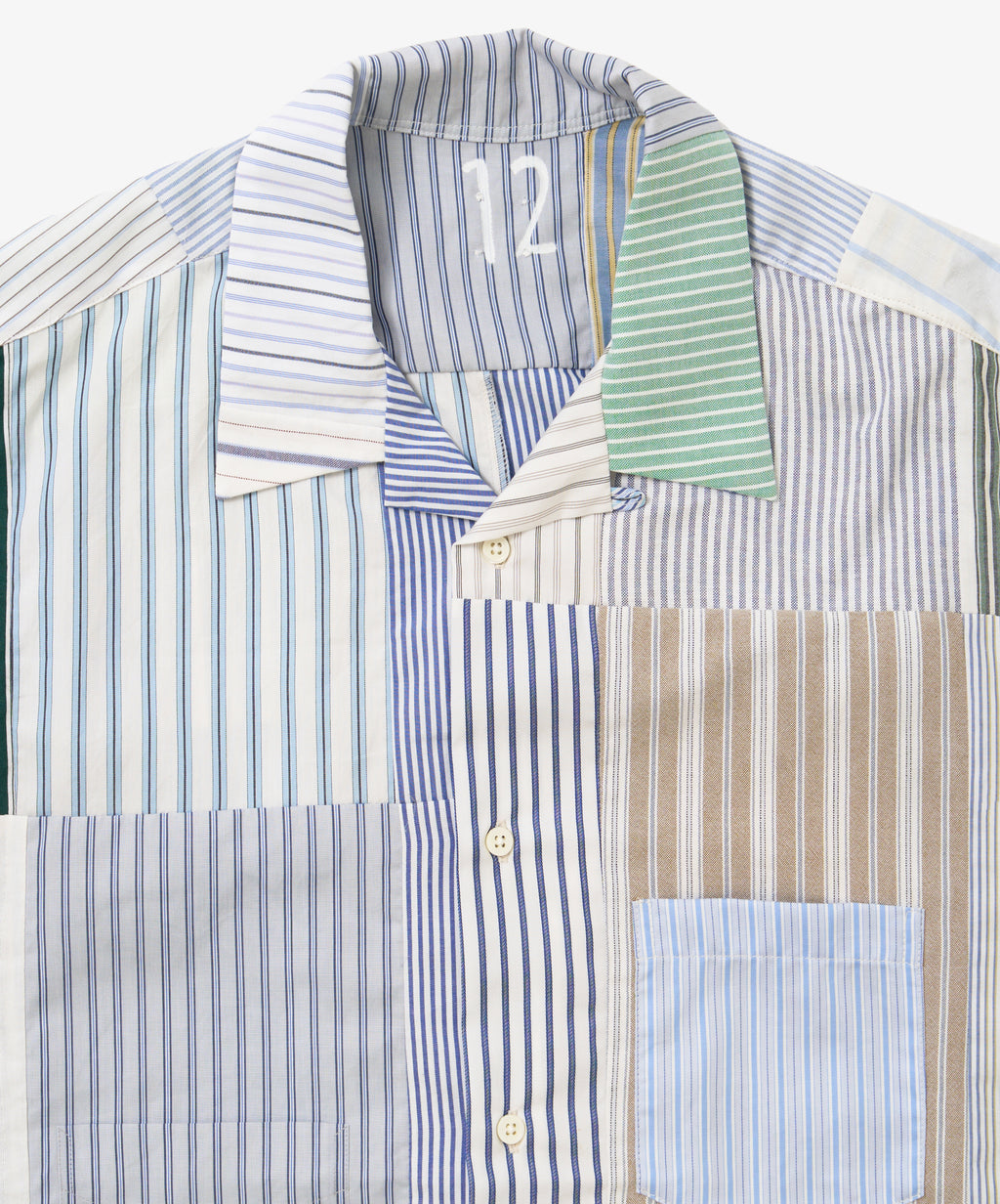 overshirt short sleeve stripe twelve