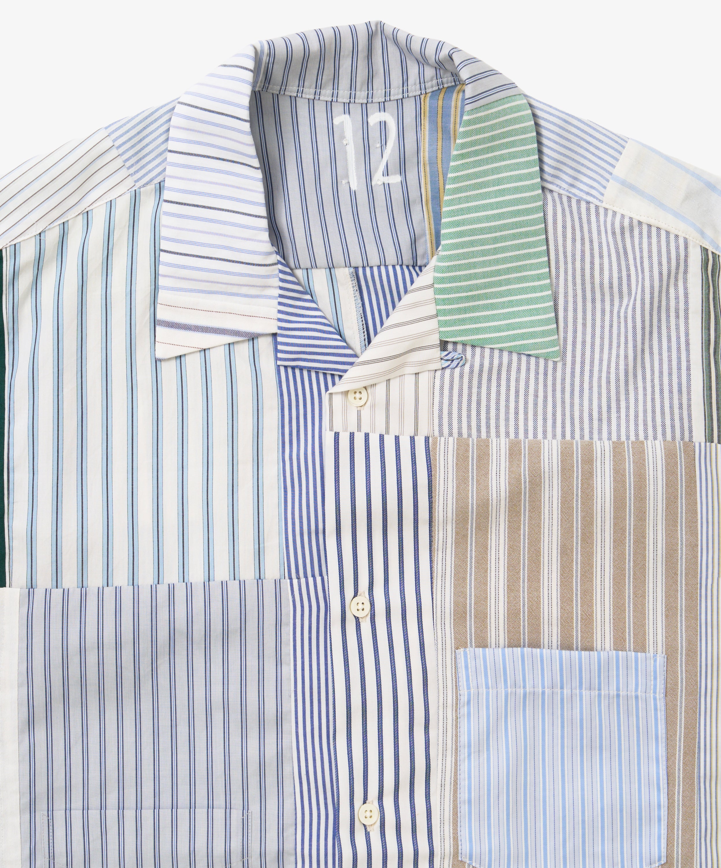 overshirt short sleeve stripe twelve