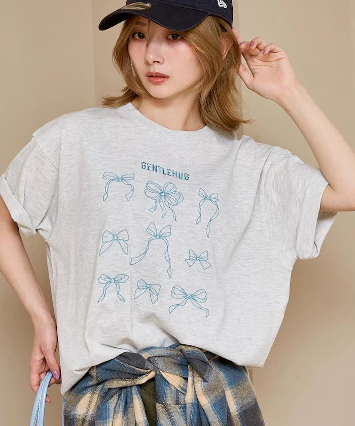 Ribbon Embroidery T-Shirt Limited Edition