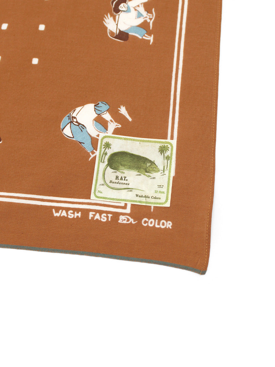 fastcolor selvedge bandana (rice planting) 20x20