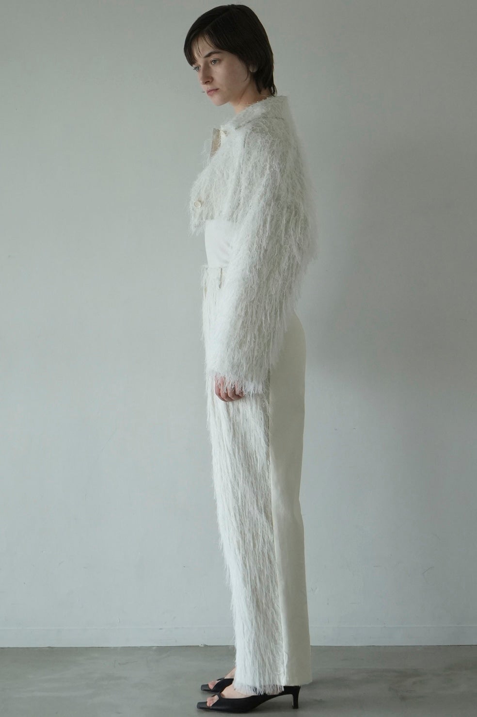 FRINGE SHORT JACKET