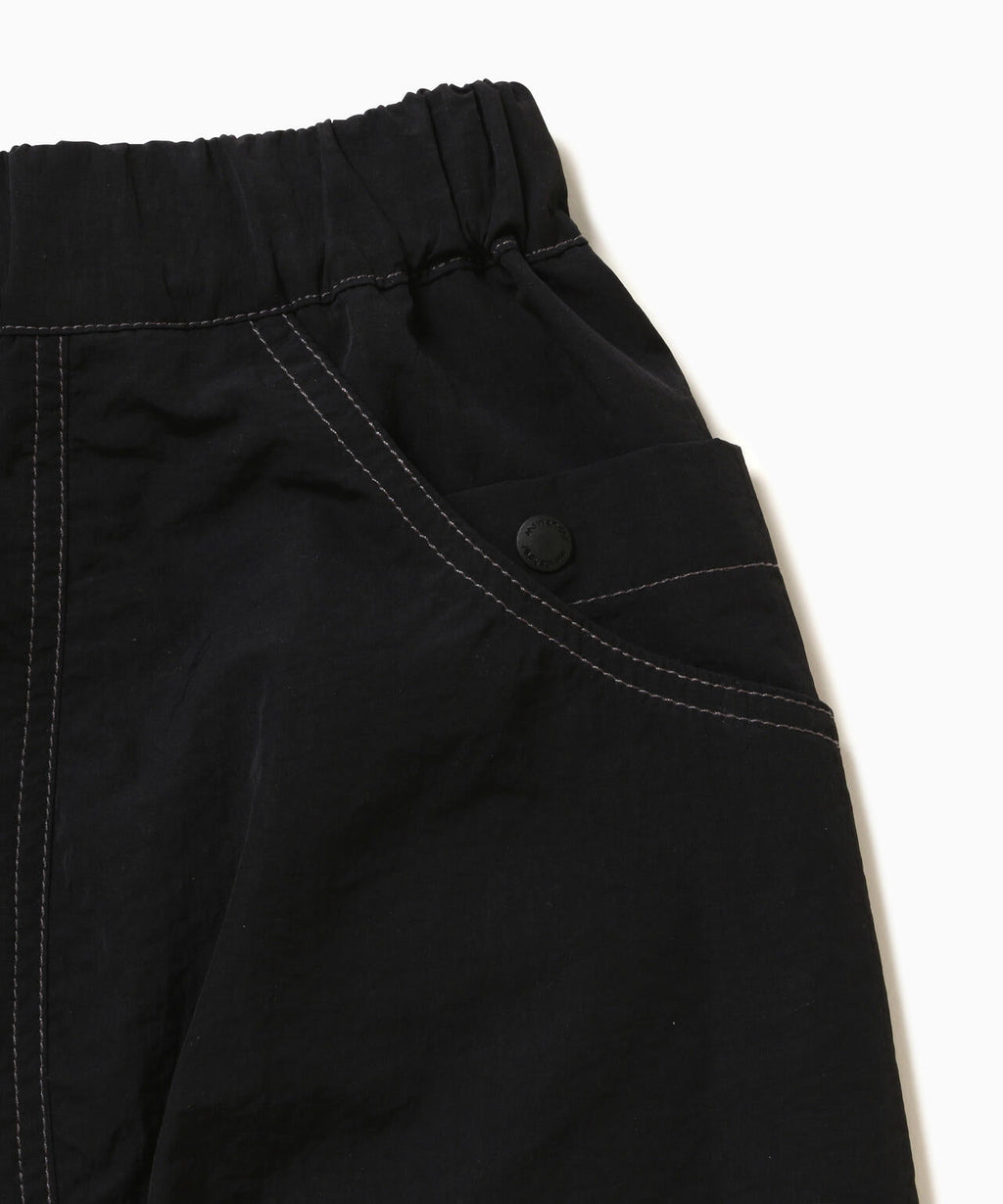 crinkled nylon skirt (W)