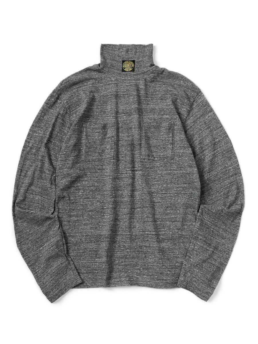TOP Tenjiku High Neck Pocket Long T