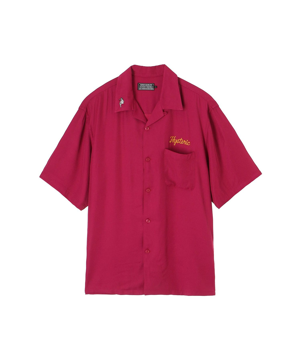 SUPER FUZZ GARAGE Embroidered Bowling Shirt
