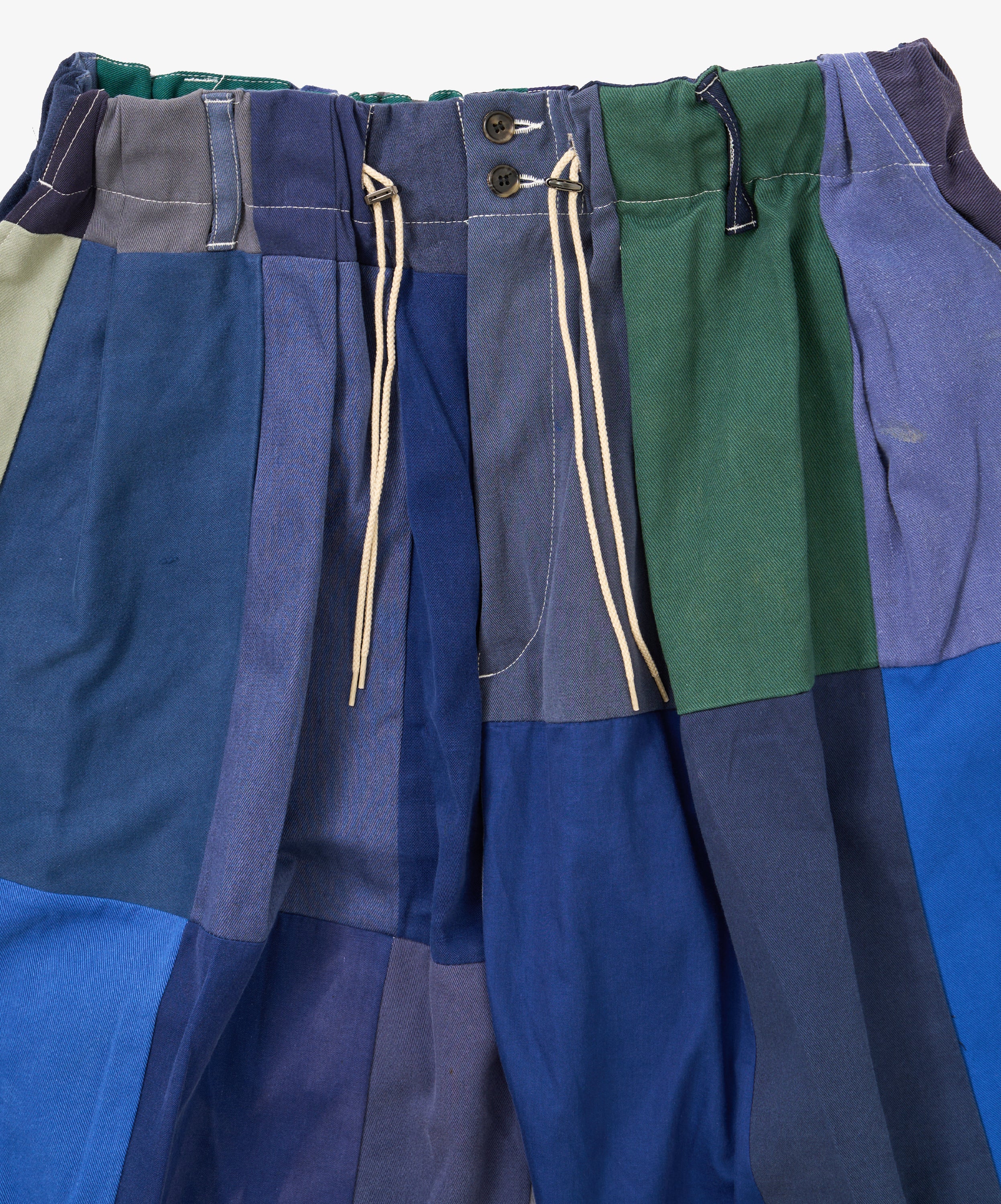 circular shorts bleu de travail three