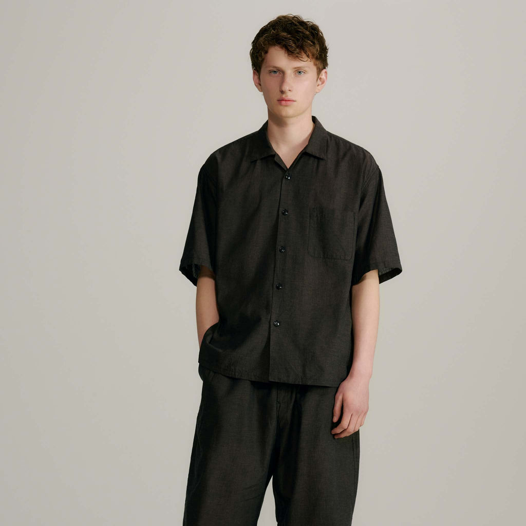 Vat Dye Chambray Open Shirt