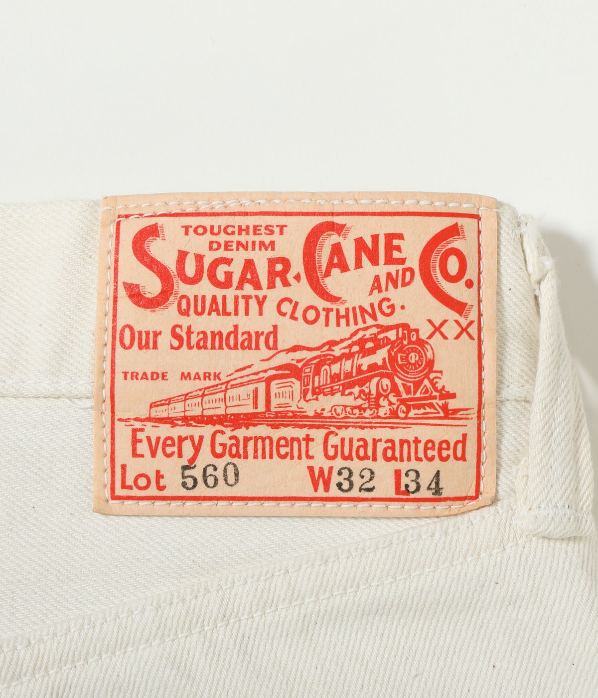 13oz. White Denim '1947 Model' (Regular Straight)