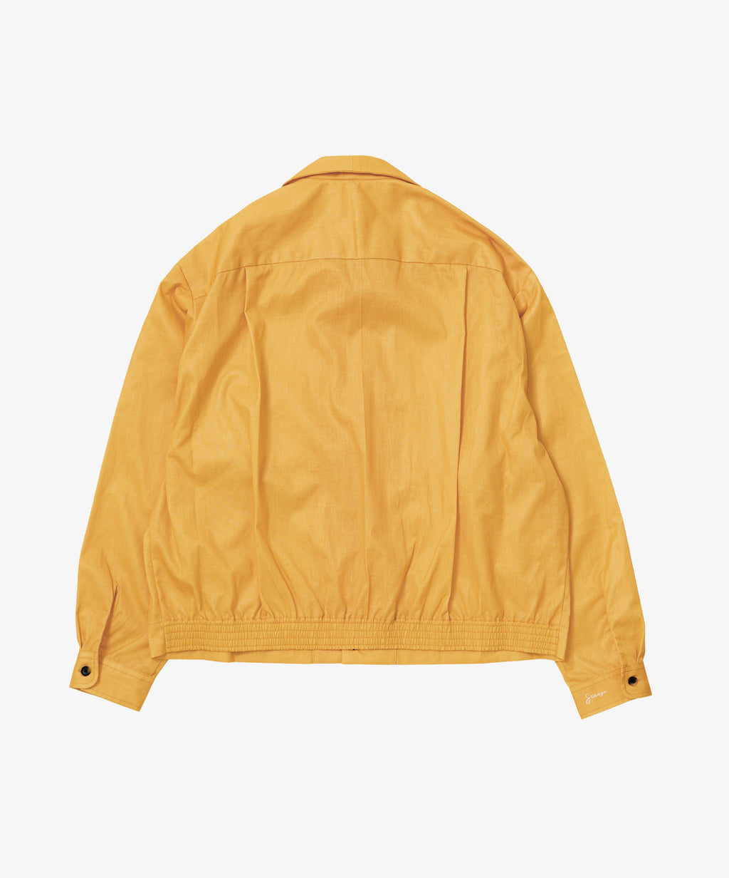 rib blouson deadstock linen yellow