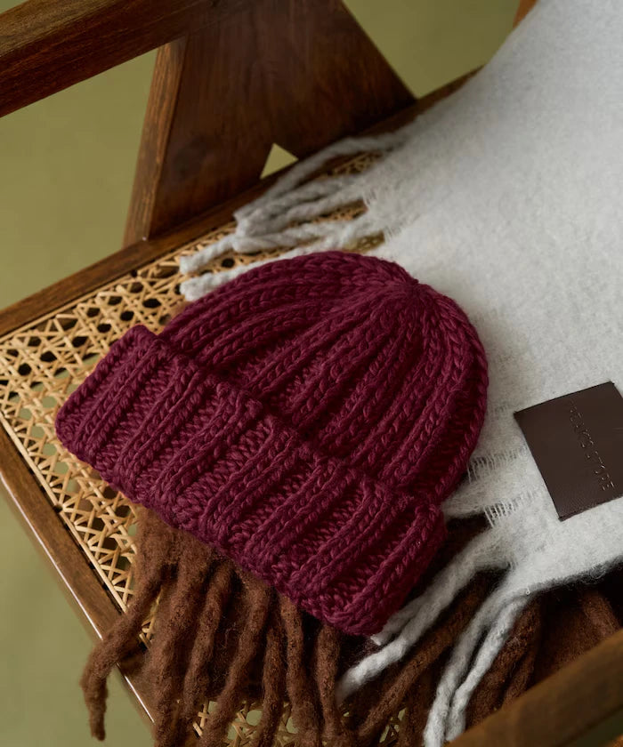 Thick-knit beanie