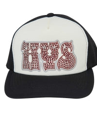 HYPNOTIZED LOGO Rhinestone Mesh Cap