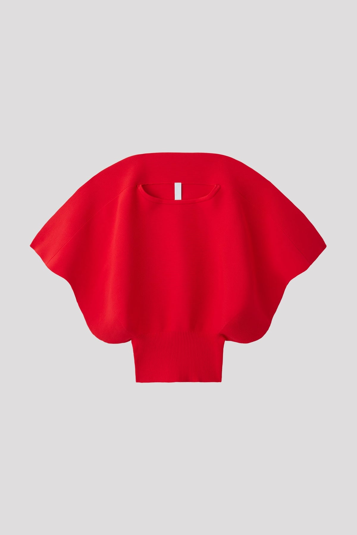 POTTERY CREASE SHORT SLEEVE ROUND TOP