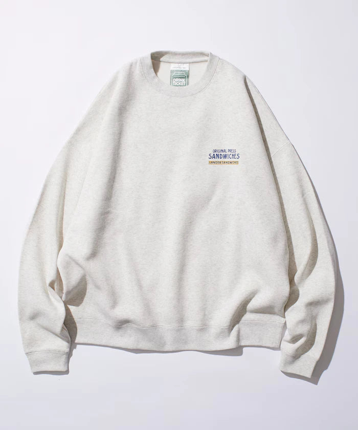 LANDER SANDWICHES×FREAK'S STORE/ Lander Limited Edition Big Silhouette Back Print Crewneck Sweat 【Limited Release】