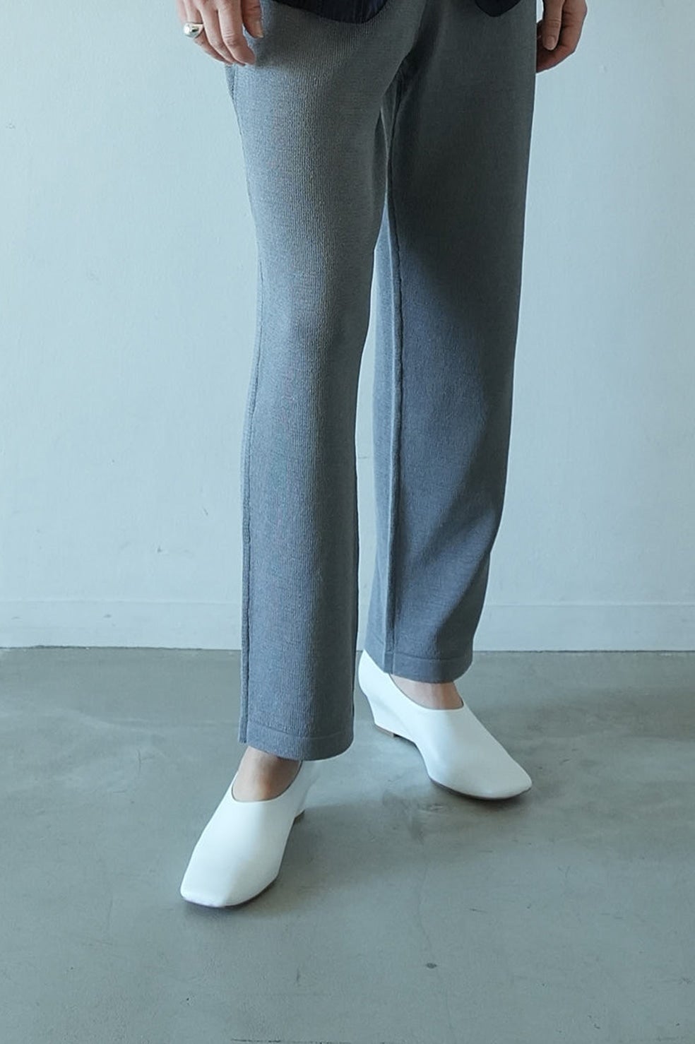 WEDGE SOLE SQUARE PUMPS