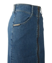 Front ZIP Tight Denim Skirt