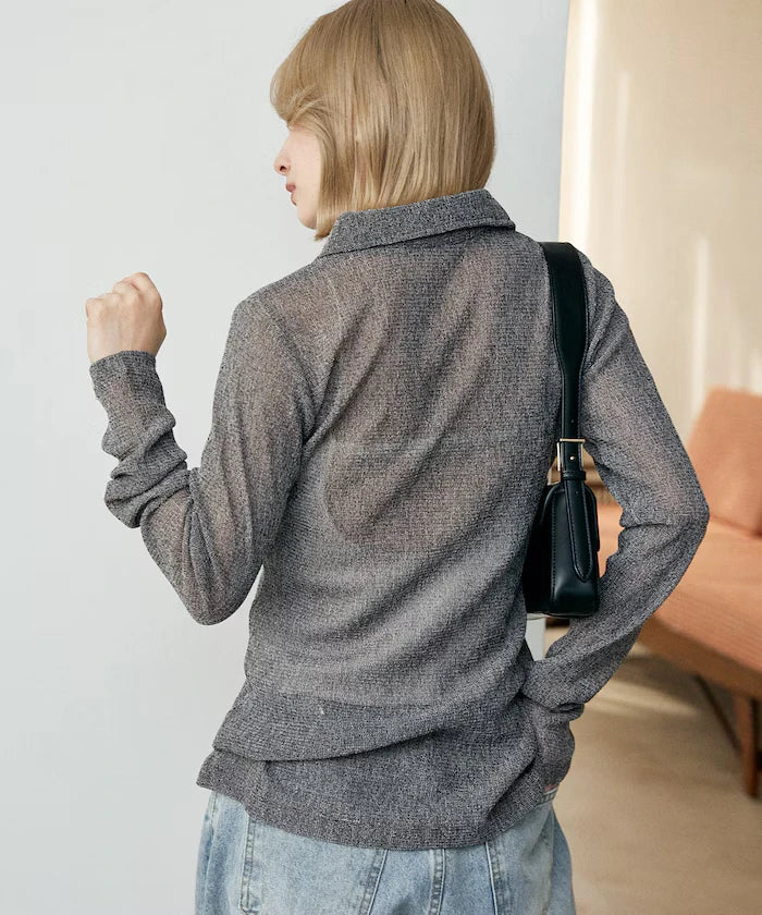 Mesh Shirt Cardigan Limited Edition