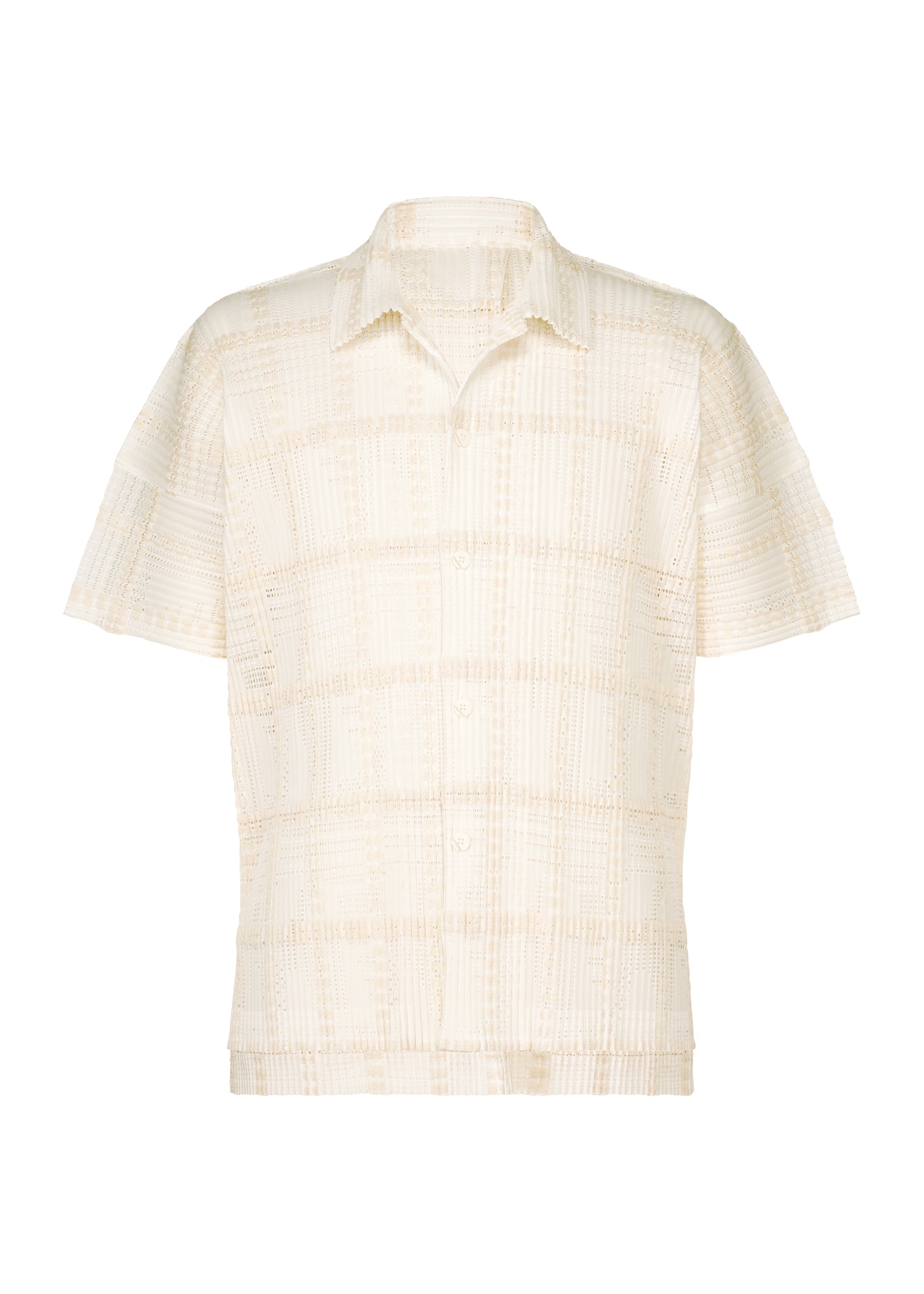 Lace Grid Pleats