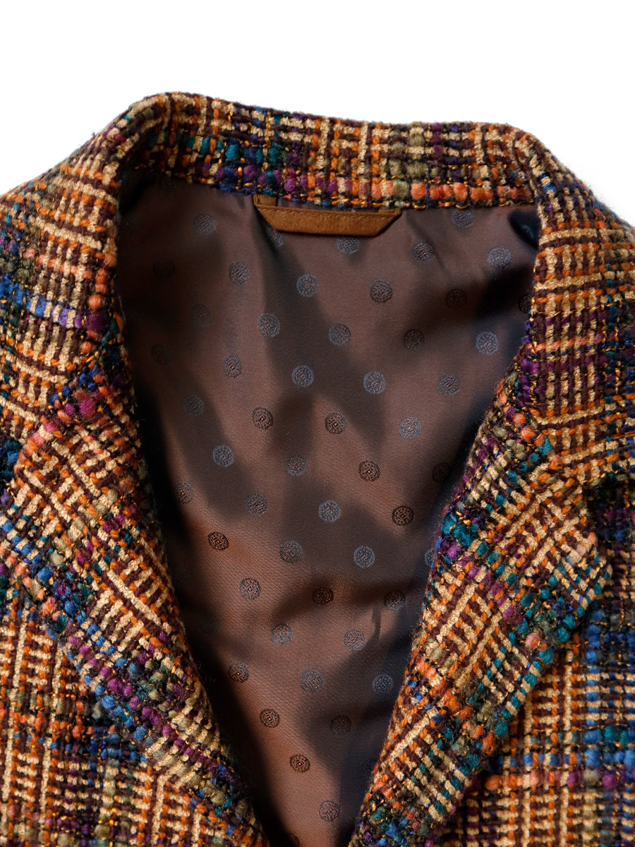 Kazatsui Tweed Check Baba-Soya JKT