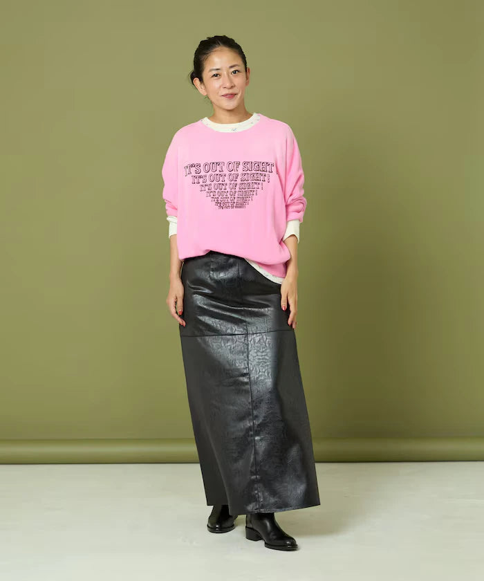 Fade Print Dolman Sweat