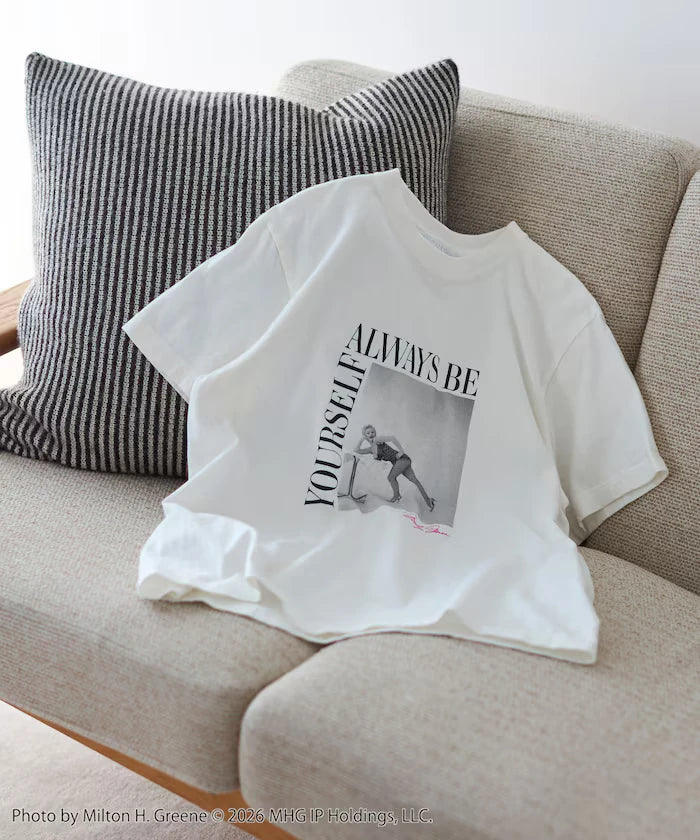 Marilyn Monroe Short Sleeve Monochrome Photo T-shirt