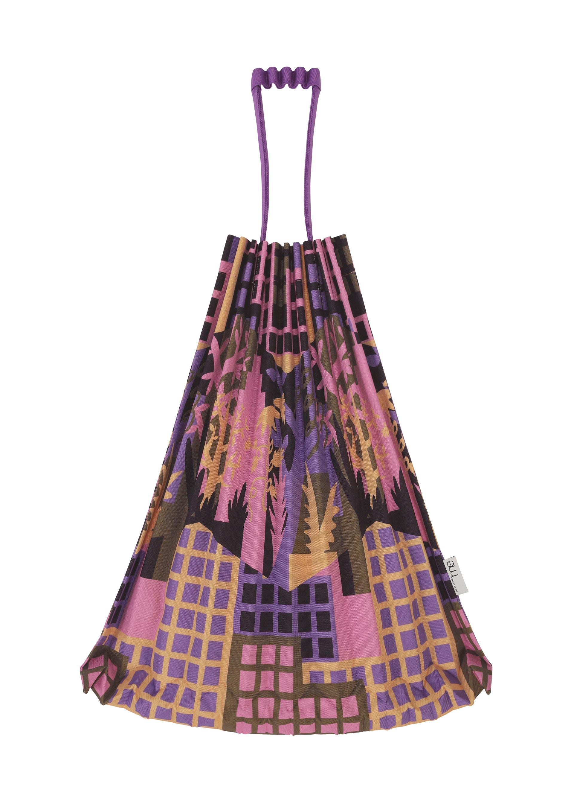 Building Trunk Pleats Bag