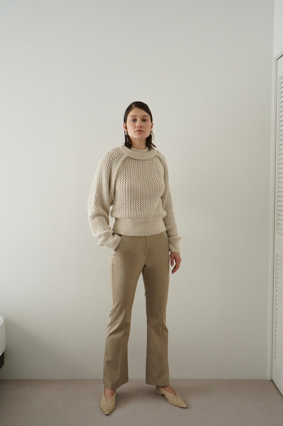CENTER PRESS BOOTCUT PANTS