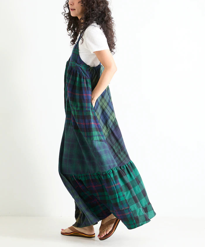 Vintage Remake Check Cami Dress
