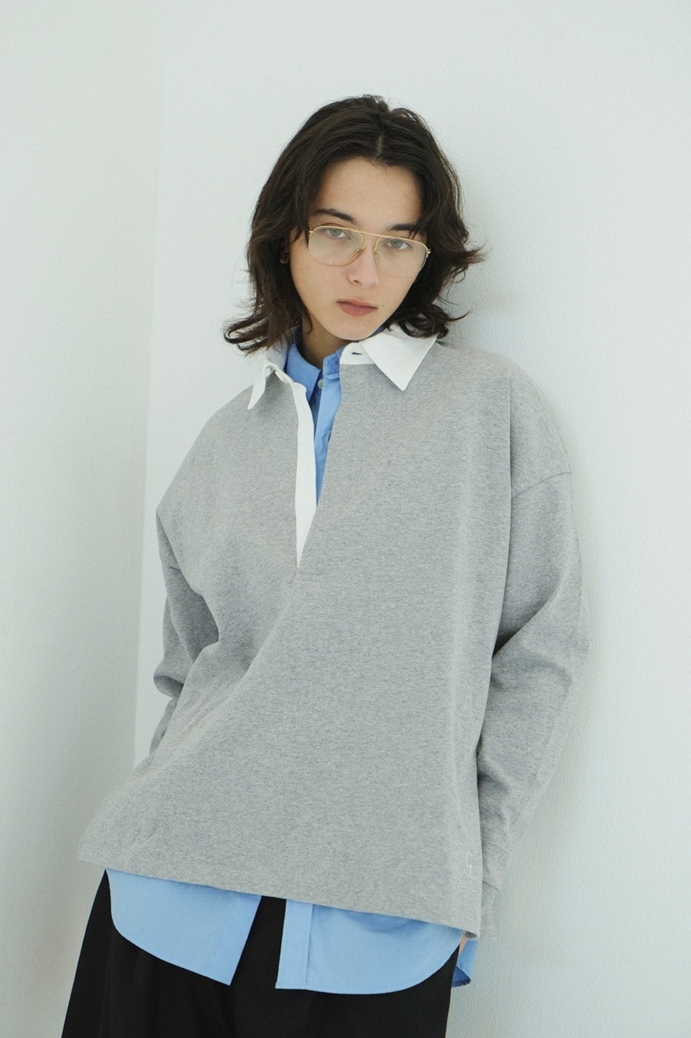 DEEP NECK WIDE RUGBY SHIRTS