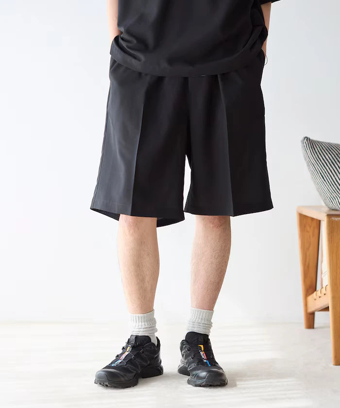 Functional Fabric Pullover Short Sleeve Shirt Set 3-piece Set / Washable / UV Cut / Quick Dry / Cool Touch
