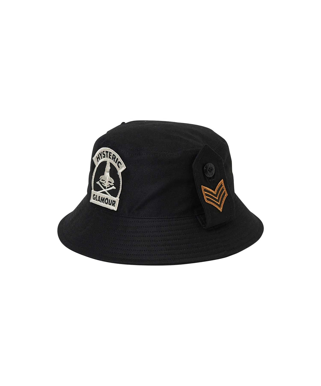 Woman On Skull Patch Bucket Hat