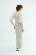 2WAY ADJUST DOUBLE WEAVE SKIRT