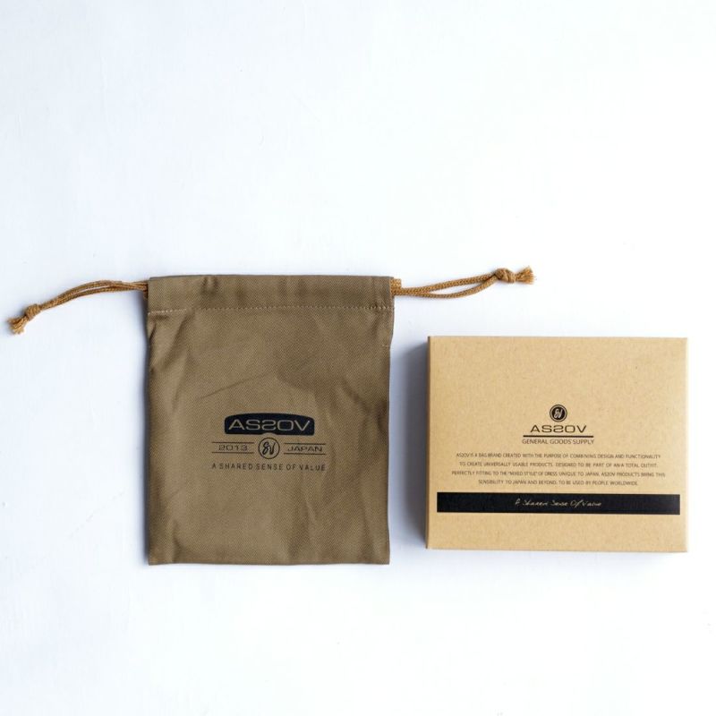 UNBYSTORE×AS2OV LEATHER MOBILE WALLET KEY CASE/CAMEL