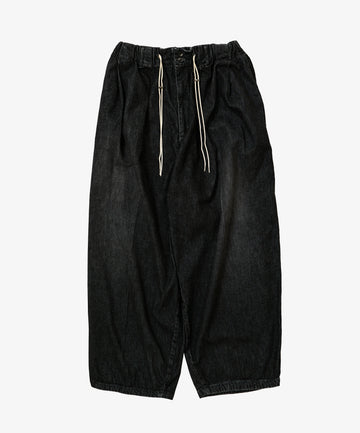 circular pants black denim damaged