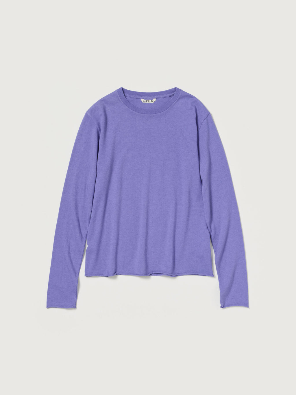BRUSHED ORGANIC COTTON CASHMERE JERSEY L/S TEE