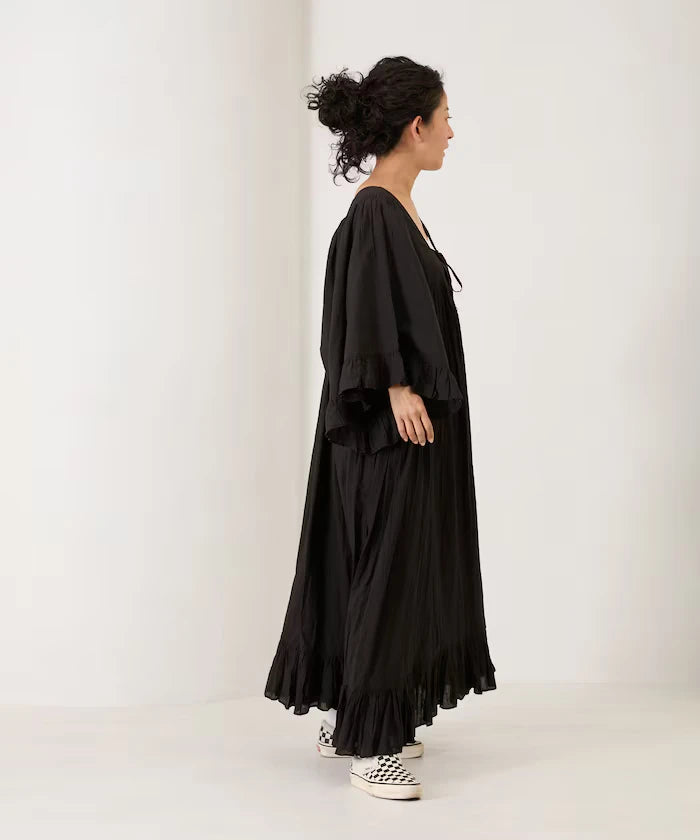 India Square Neck Frilled Dress