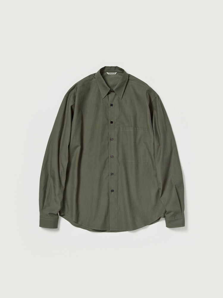 WASHED FINX TWILL BIG SHIRT