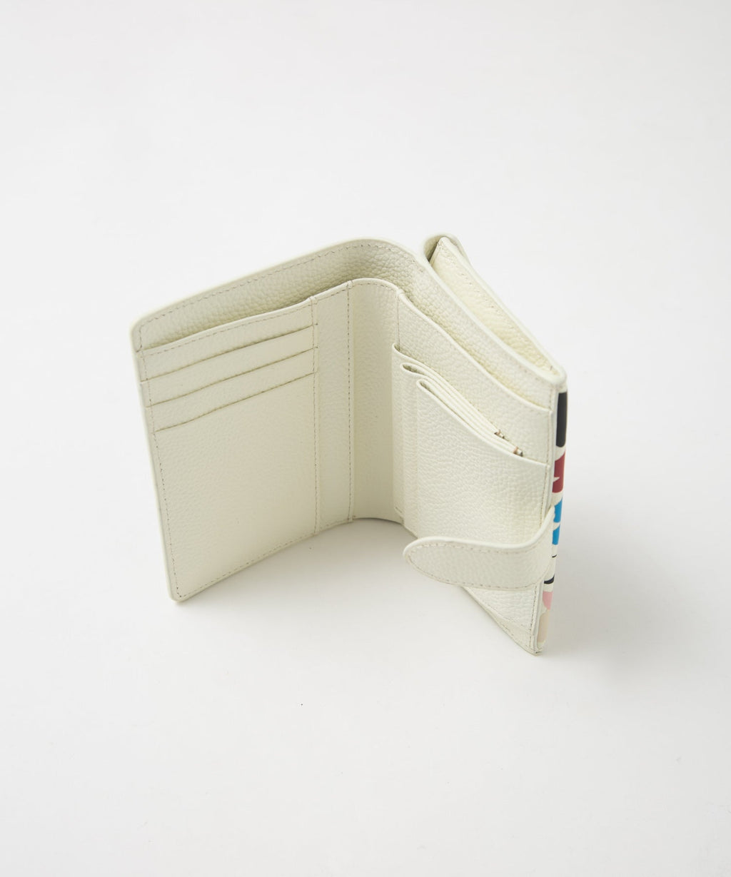 SHOGO SEKINE Collaboration Bi-fold Wallet Ivory SFO-SKN#22