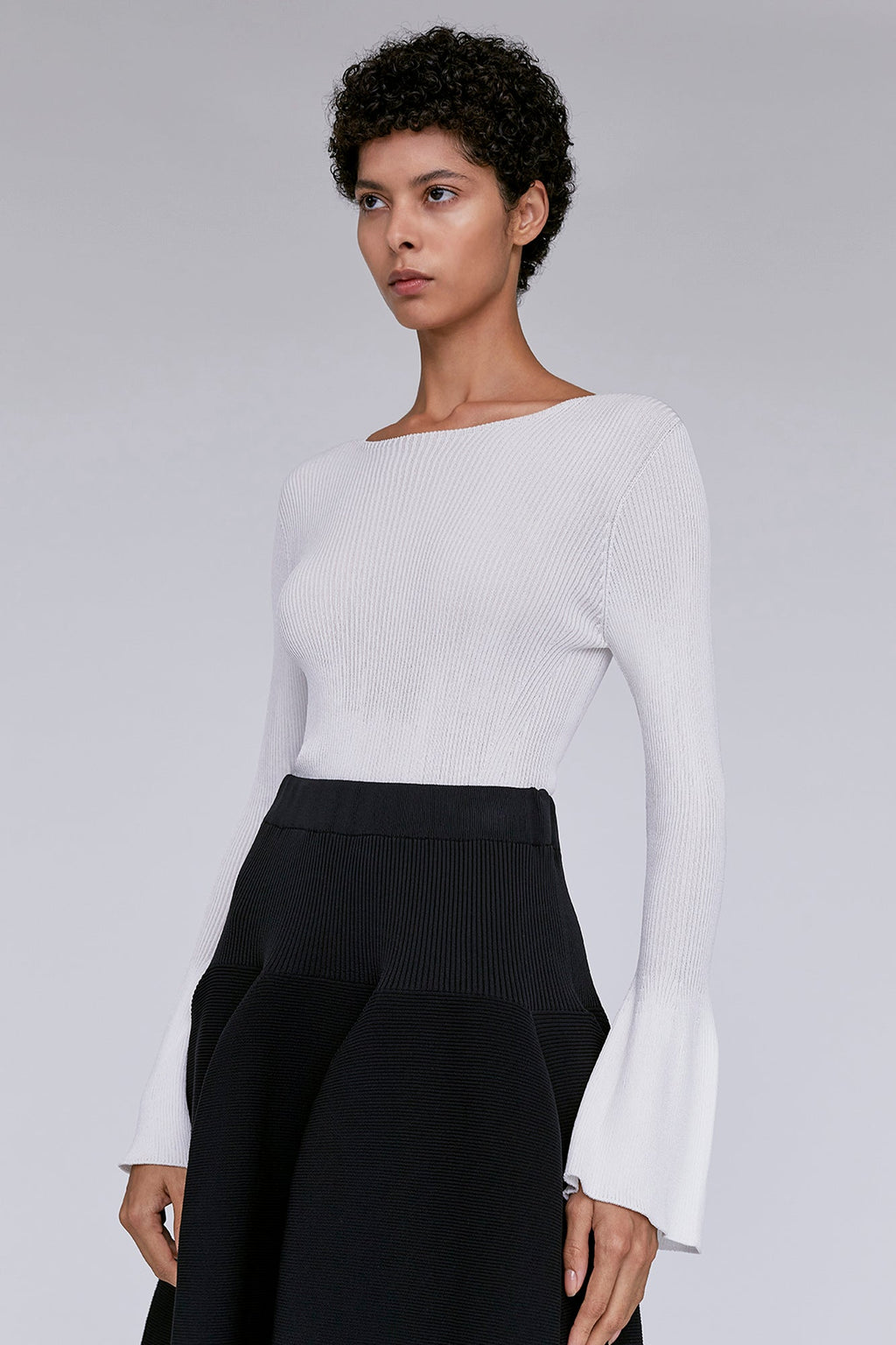SOFT PORTRAIT LONG BELL SLEEVE TOP