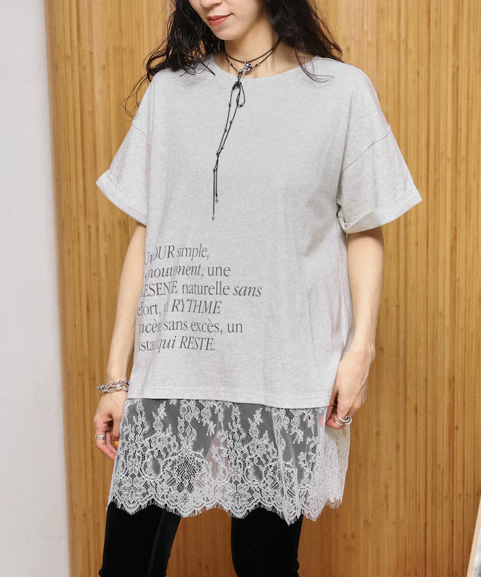 Lacedocking Print T-Shirt 【Limited Edition】