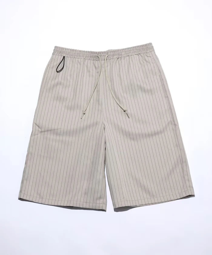Stripe Easy Wide Shorts / Compatible with Setup