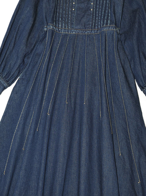 11.5oz Denim Butterfly Concho Sundance Dress