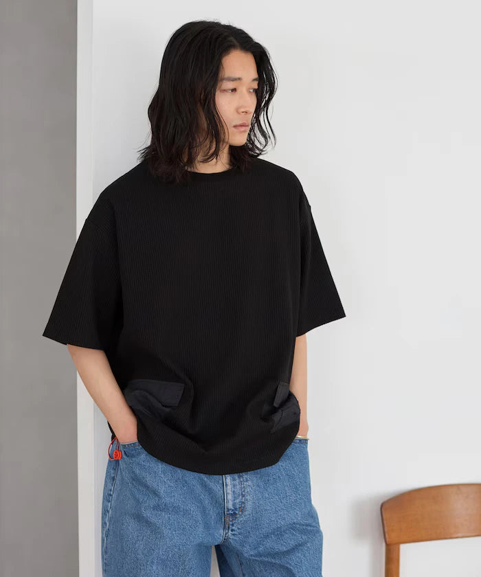 Side Pocket Spindle Tech Thermal Short Sleeve T-Shirt / Big Silhouette