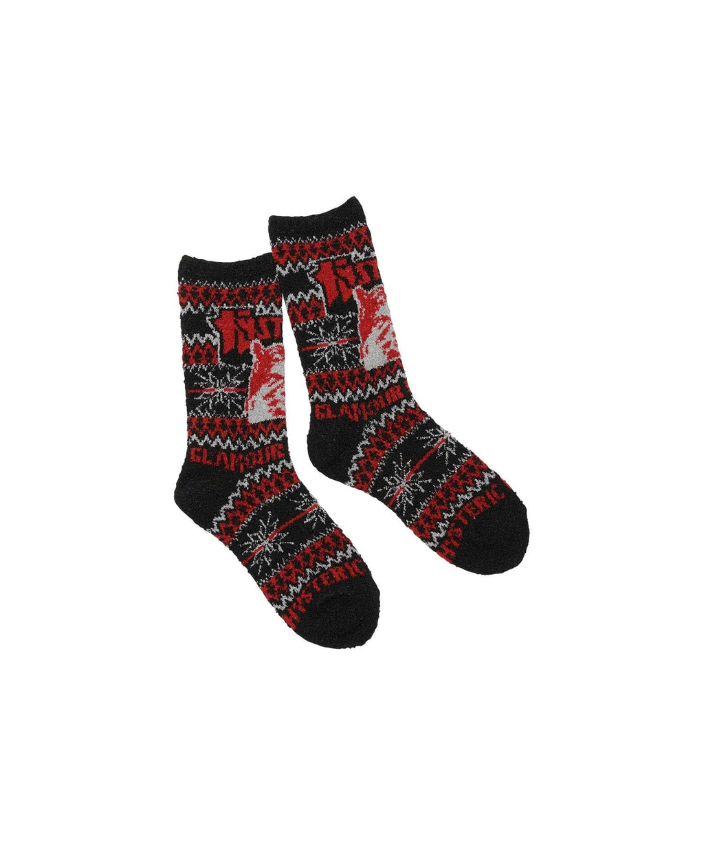 See No Evil Nordic Pattern Socks