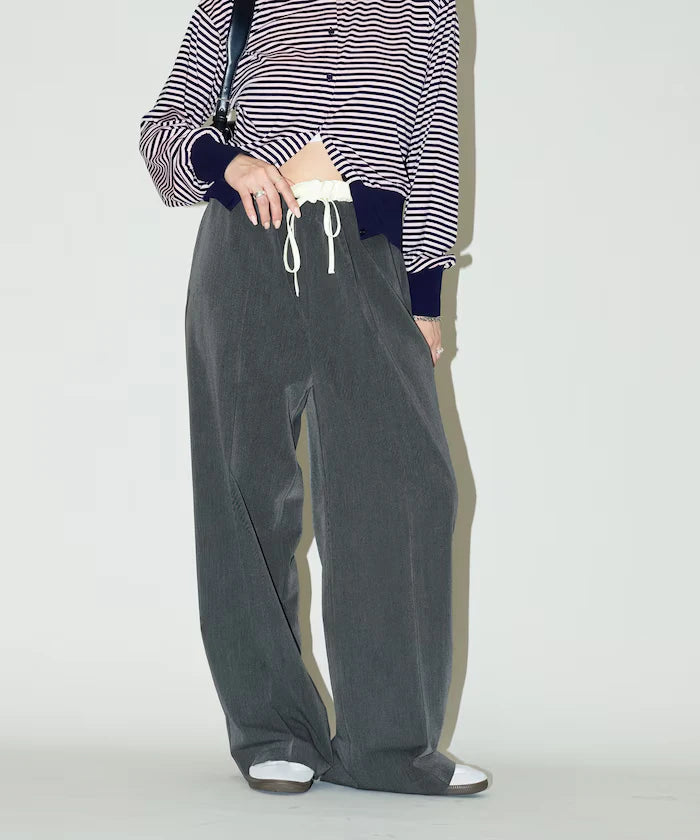 West Shearing Panel Easy Slacks Pants Limited Edition