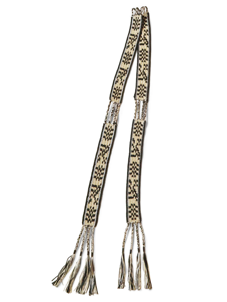 Macrame Maxi Belt (Chippewa Basket River Pattern)