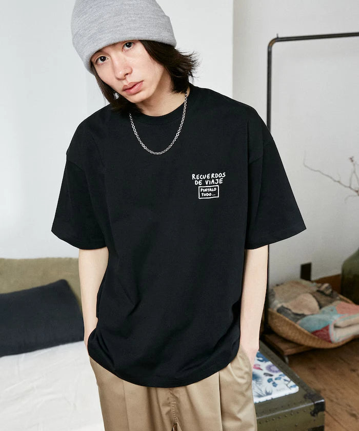 Love Pop Studio Travel Note Typography T-Shirt