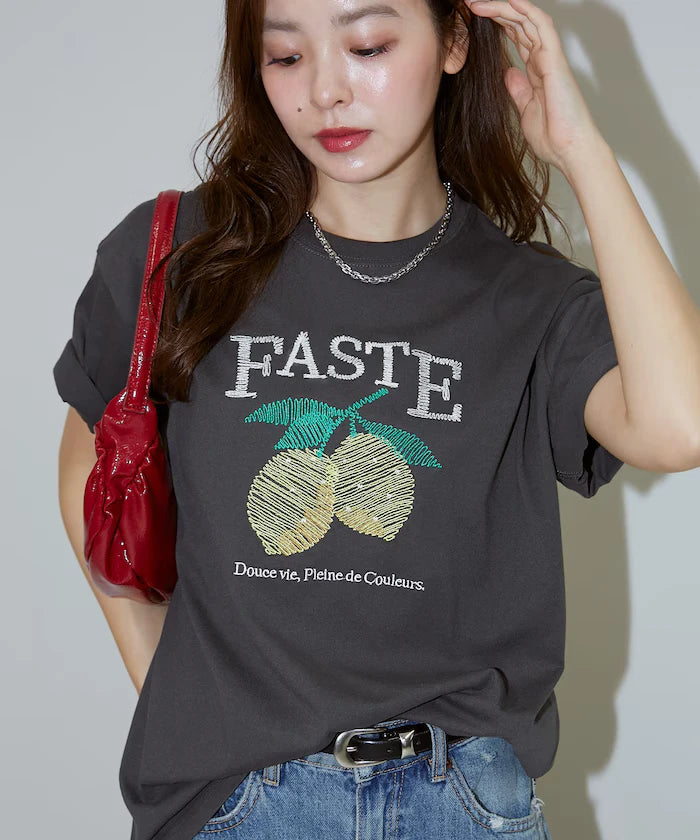 Lemon Embroidery T-shirt Limited Edition