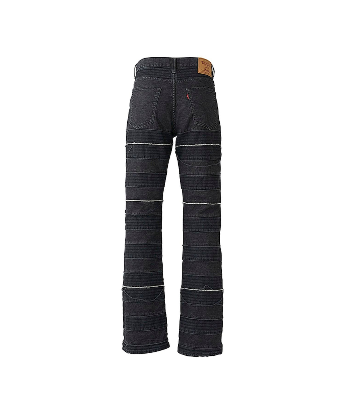 Scratch Flare Denim Pants